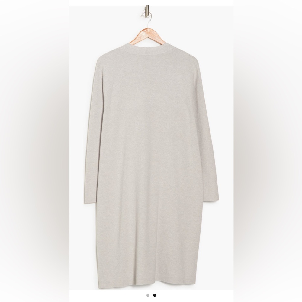 Eileen Fischer Organic Cotton Long Cardigan - Picture 3 of 4